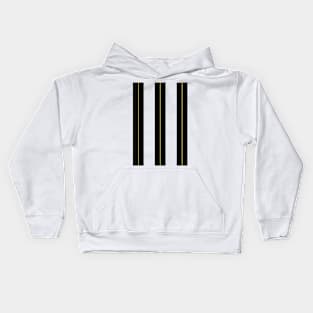 Notts County Black White Stripes 1996 - 97 Kids Hoodie